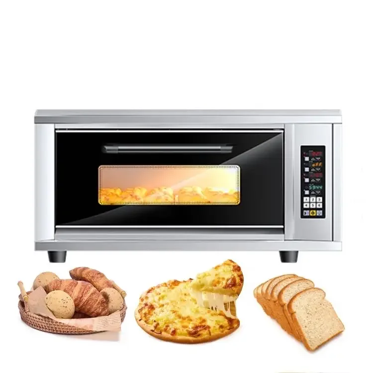 

Commercial Bread Oven Bakery Single Layer Pizza Oven Baking Bread Machine