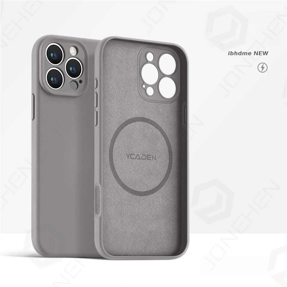 Magsafe Liquid Silicone Shockproof Magnetic Wireless Charging Case
