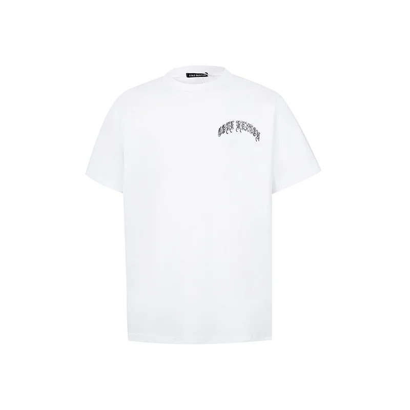 T-shirt oversize da uomo con stampa in sanscrito in cotone_voghion.com
