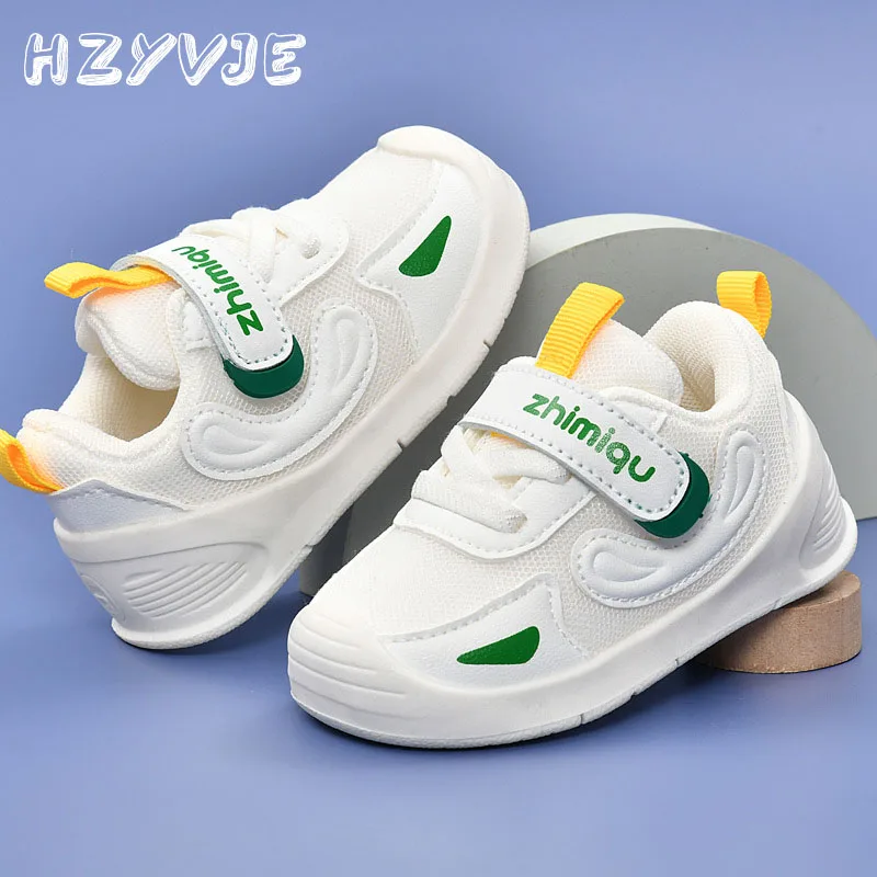 Spring and Autumn Baby Walking Shoes Mesh Breathable Casual Sports Shoes 1-2 Year Old Toddler Kid's Soft Sole Functional Shoes boys board shoes spring and summer baby mesh shoes children s soft soled walking shoes girls leisure sports shoes