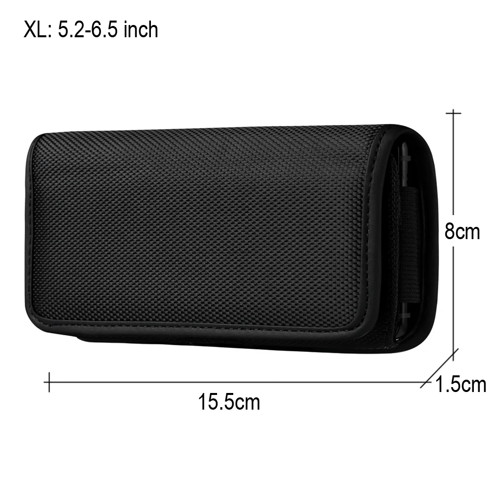 Universal Phone Waist Bag with Belt Clip - Premium Oxford Cloth Nylon Holster Case