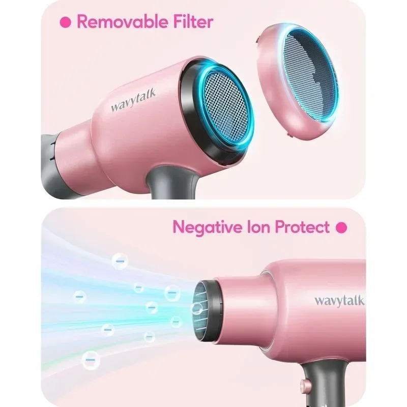 Wavytalk Professional Ionic Hair Dryer with Diffuser 5
