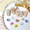 Random Mixed 3D Resin Luminous Rabbit Nail Charms Cute Cartoon Dog Rabbit Chicken Nail Art Decorations Phone Case Accessories 4