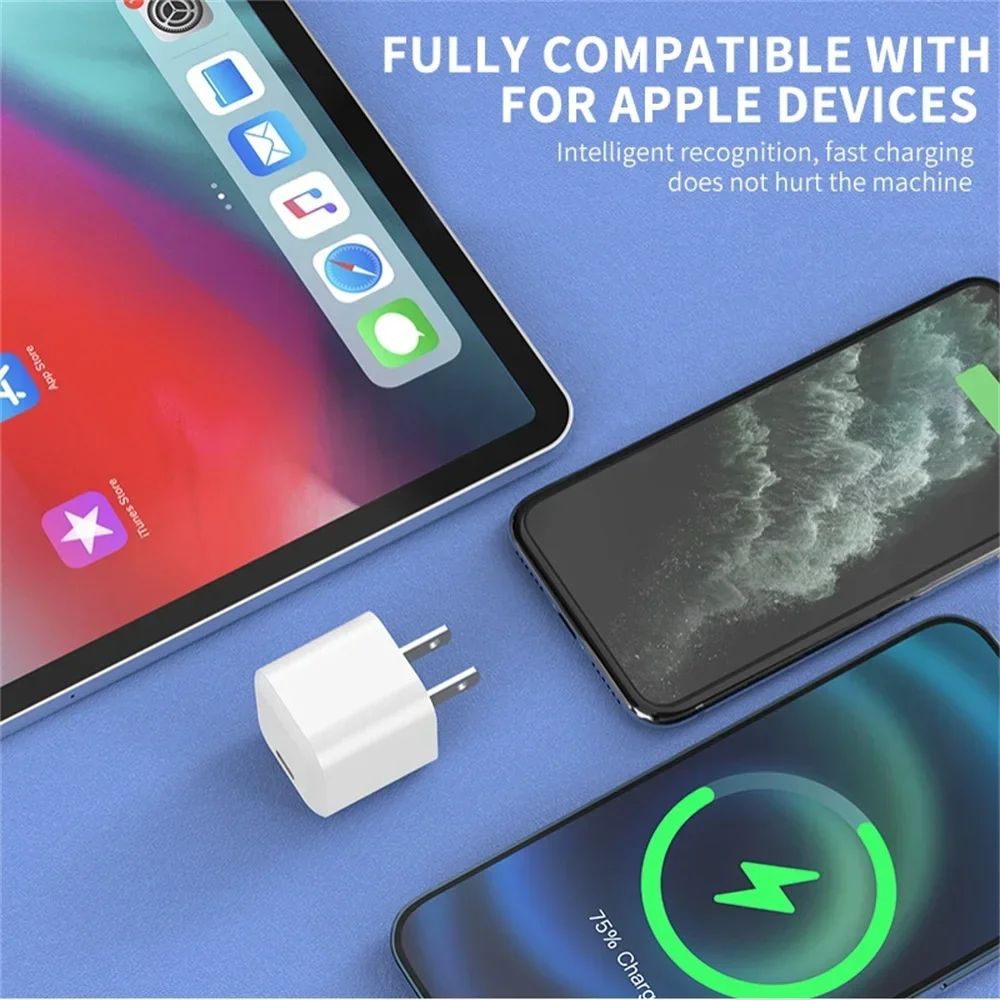 USB C Charger 20W PD Type C Fast Charging Phone Charger Power Adapter For iPhone 15 Pro Max Samsung Xiaomi USB C Quick charger