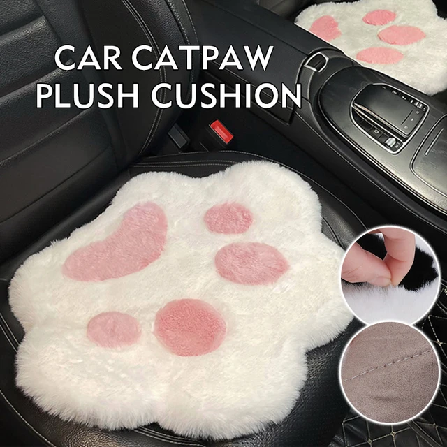 50x43cm Flauschigen Plüsch Hause Auto Sitzkissen Abdeckung Mat Nette Katze  Klaue Sofa Stuhl Pad Faux Kaninchen fell Sitz Pad Auto Innen Frauen -  AliExpress