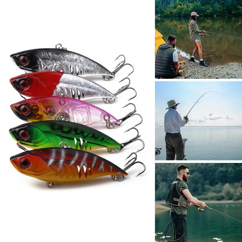 

VIB Lure Metal Sinking Spinner Vibration Bait Swimbait Pesca For Bass Pike Perch Pesca Crankbait Tackle Bait