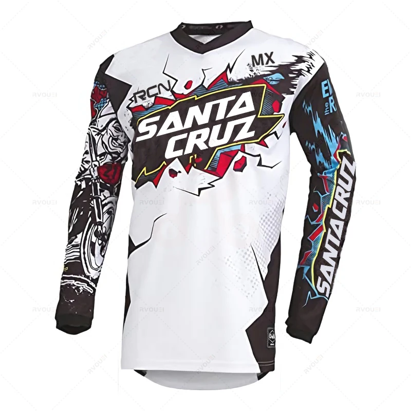 thumbnail image 1 of Camiseta de ciclismo Rcn Santacruz Mx Enduro, traje de descenso para motocross DH, camisetas de ciclismo de montaña BMX, camiseta transpirable para Mtb, 1 of 5