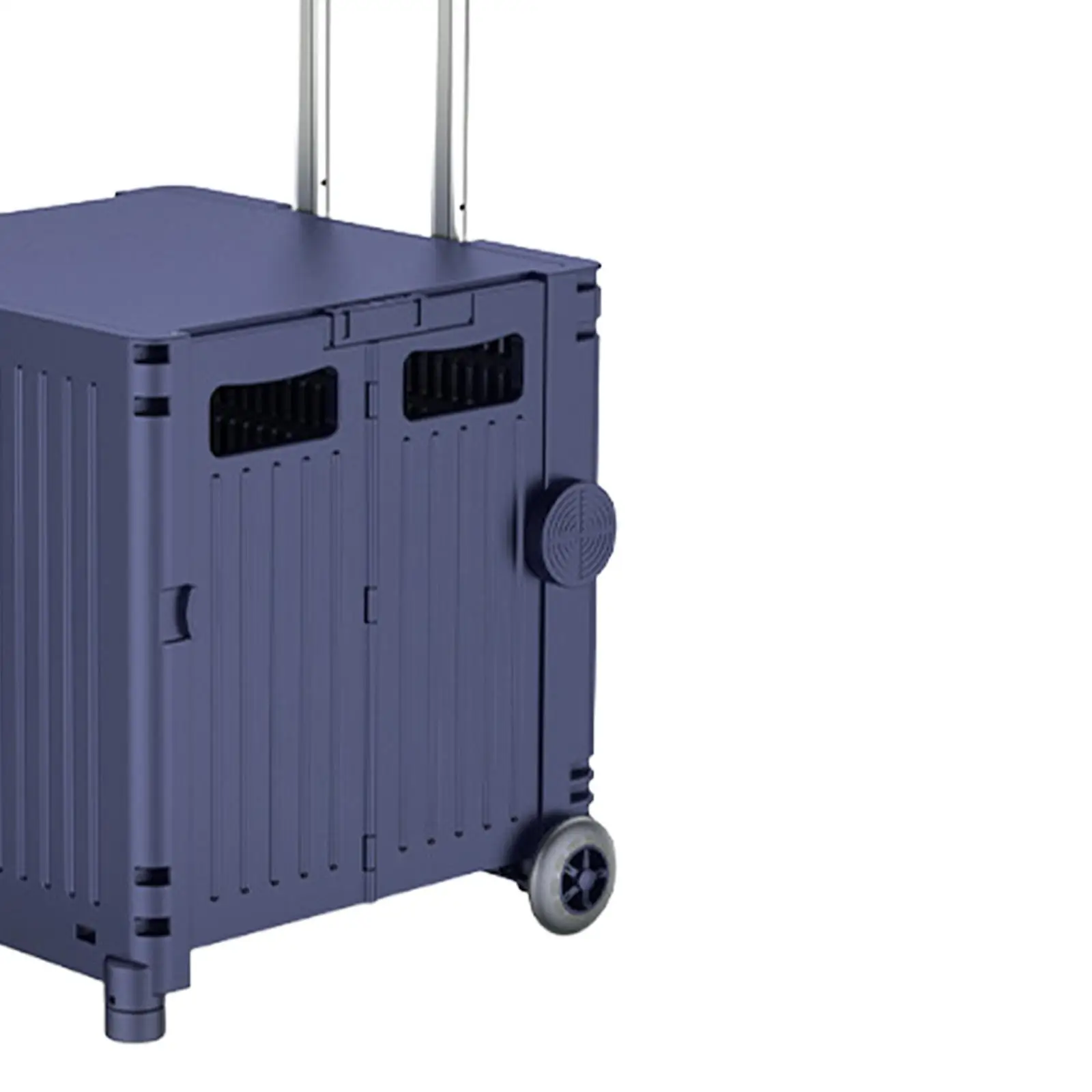 Folding Shopping Cart, Rolling Shopping Cart, Trolley for Office