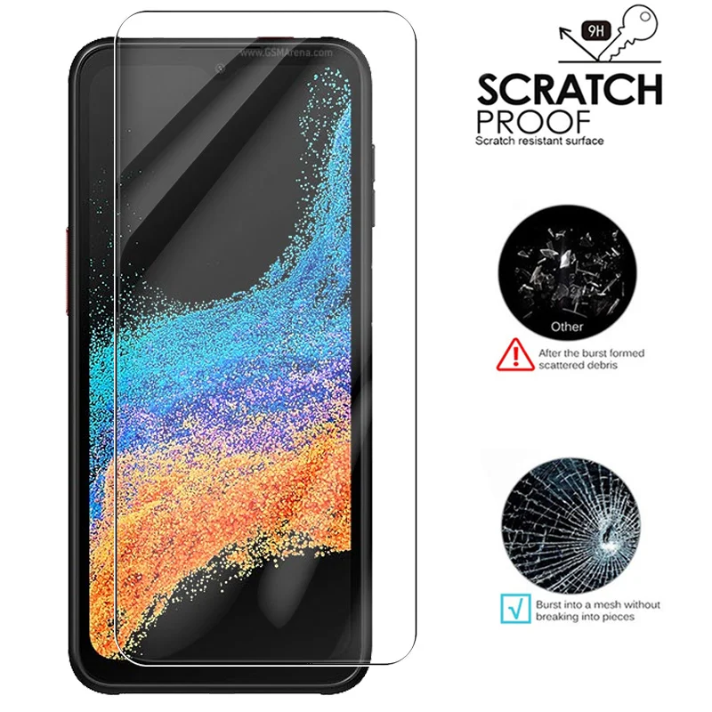 4Pcs Tempered Glass For Samsung Galaxy Xcover Pro 2 Pro2 Xcover6 Pro sumsung X cover 6 6Pro Case Protective Armor Film Cover screen protector tempered glass