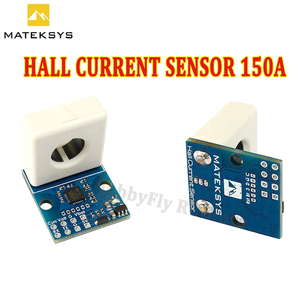 Matek Hall Effect Current Sensor 150a Module 069v Voltage Sense For