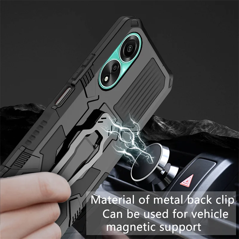 Étui 360° Rotatif Avec Clip Ceinture Pour Oppo Reno6 Pro 5G (2021) - Cuir - Neuf