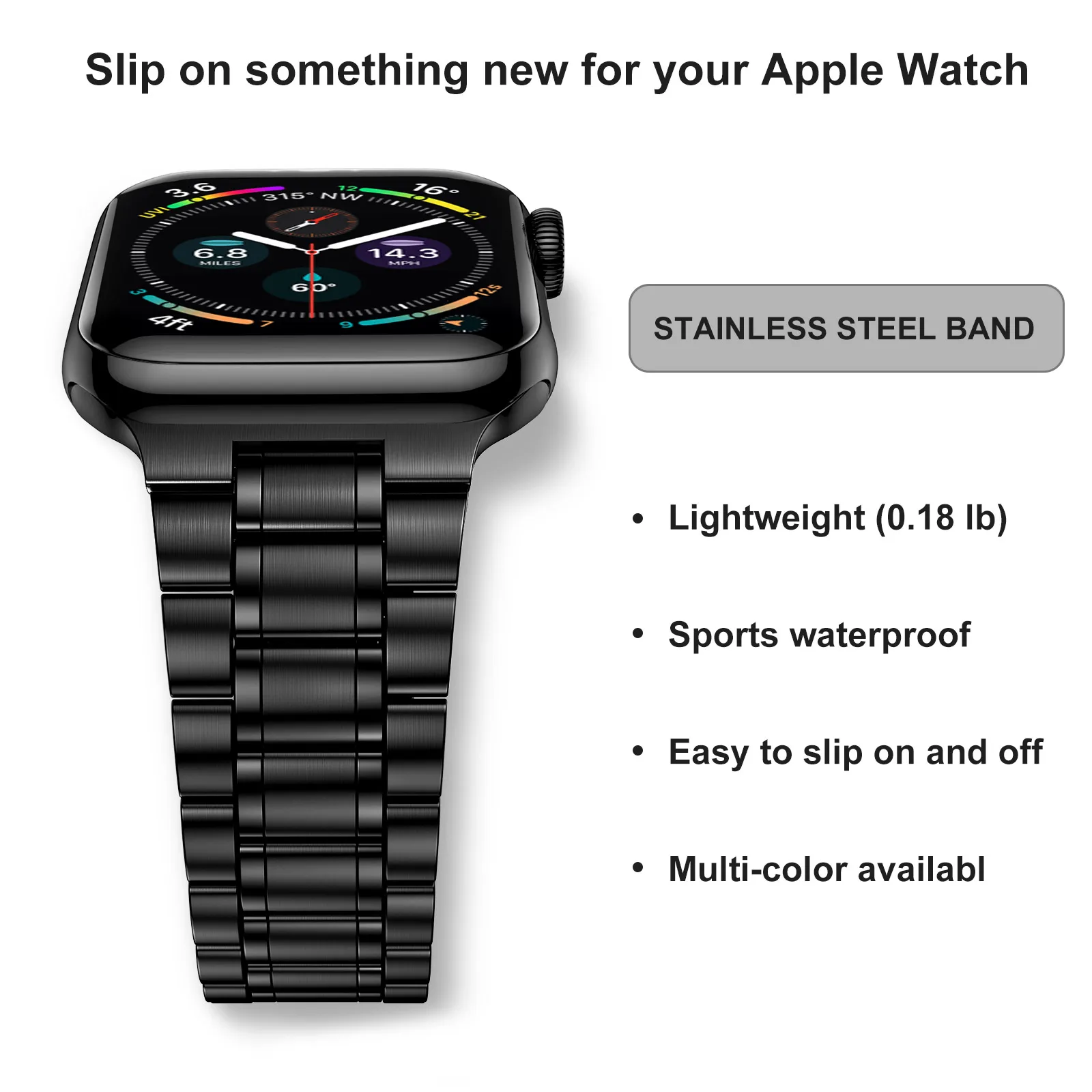 case+Strap for Apple watch Ultra band 44mm 40mm 45mm 41mm 42mm 38mm Metal Stainless Steel bracelet iWatch Series 3 5 6 SE 7 8