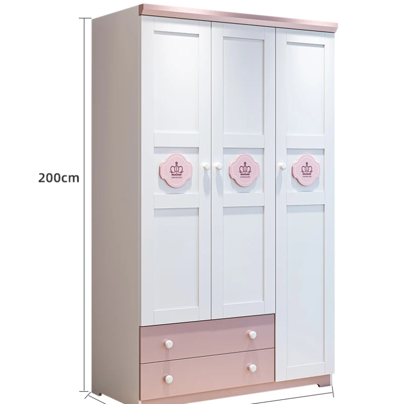Clothes Children's Wardrobes Organizer Hangers Bedroom Wardrobes Closet Storage Mobile Meuble De Rangement Home Furniture CY50CW