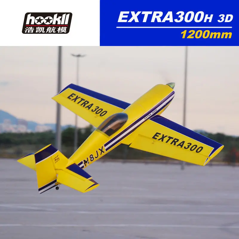 EXTRA300H RC 비행기 1200mm 날개폭 EPO 폼 3D RC 비행기 모델 키트/PNP Extra 300H V3 30E 항공기 선물 생일 소년 장난감