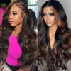 Body Wave HD Lace Front Wigs Human Hair 200 Density FB 30 13x6 HD Transparent Lace Frontal Brazilian Wigs for Women 52 Inch 1