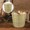 Bamboo Storage Basket Baskets for Home Snack Serving Seaweed Treats Woven Office 1