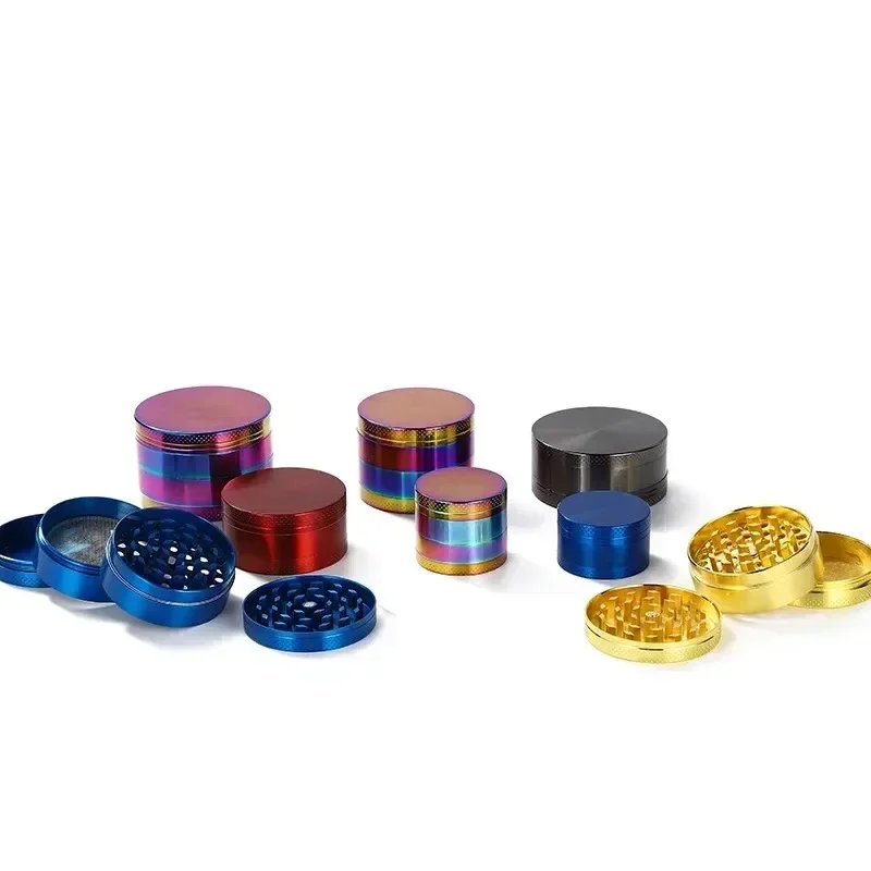 1.6/2inch Metal Herb Grinder 4-Layer Manual Tobacco Spice Mill Pepper Crusher Cigarette Grass Grinder Smoking Accessories S0680ac8308c94d17b4e88de920a2ad46p