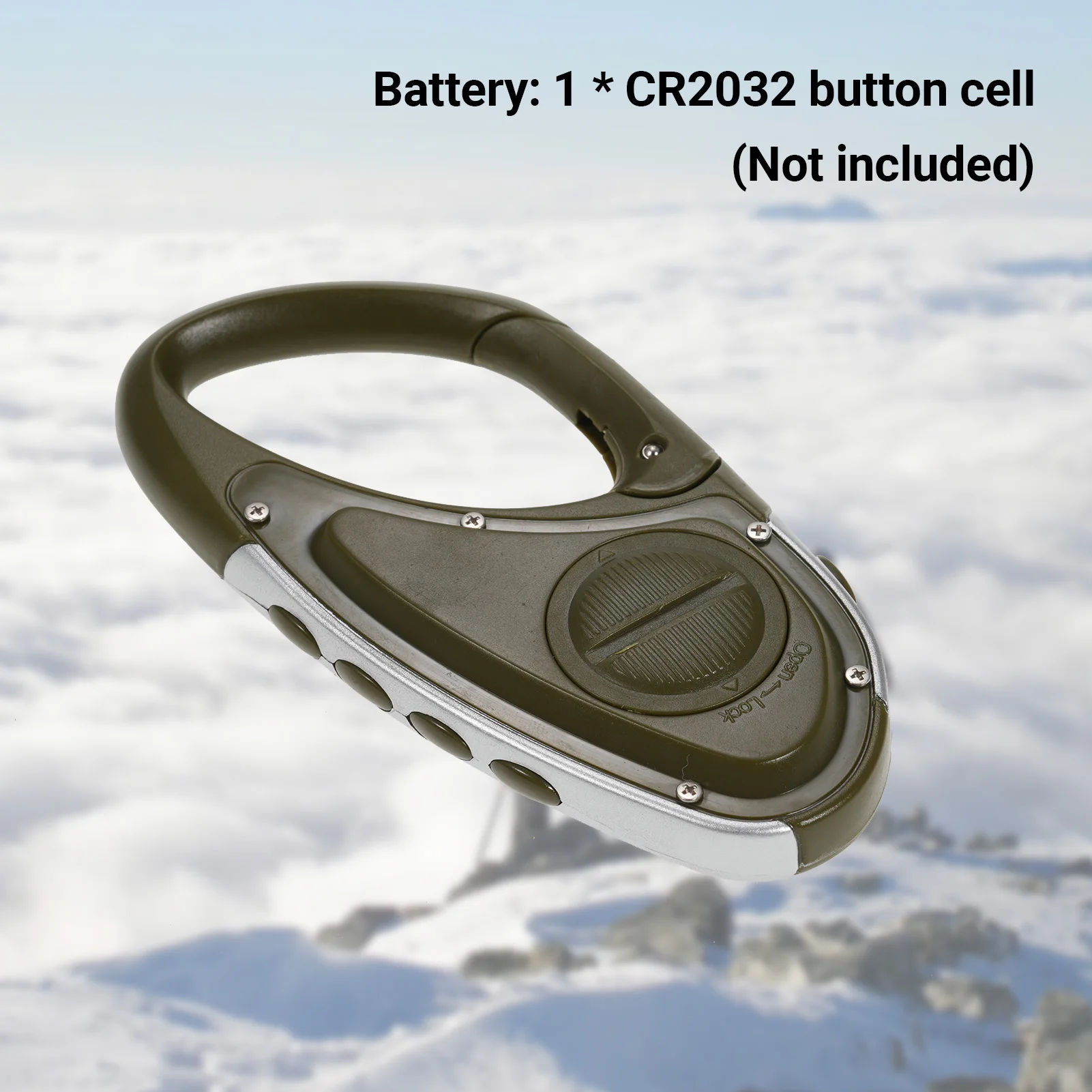 다기능 기압계 고도계 온도계, 백라이트 디스플레이, 디지털 고도 모니터, 일기 예보 만보계