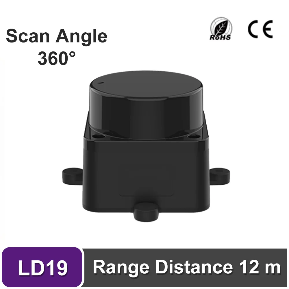 DTOF LiDAR LD19 laser Radar Lidar Scanner 360° Ranging