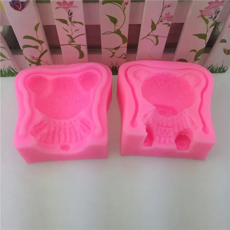 3 stuks siliconen fondant mallen, siliconen bloem snoep schimmel, bloem