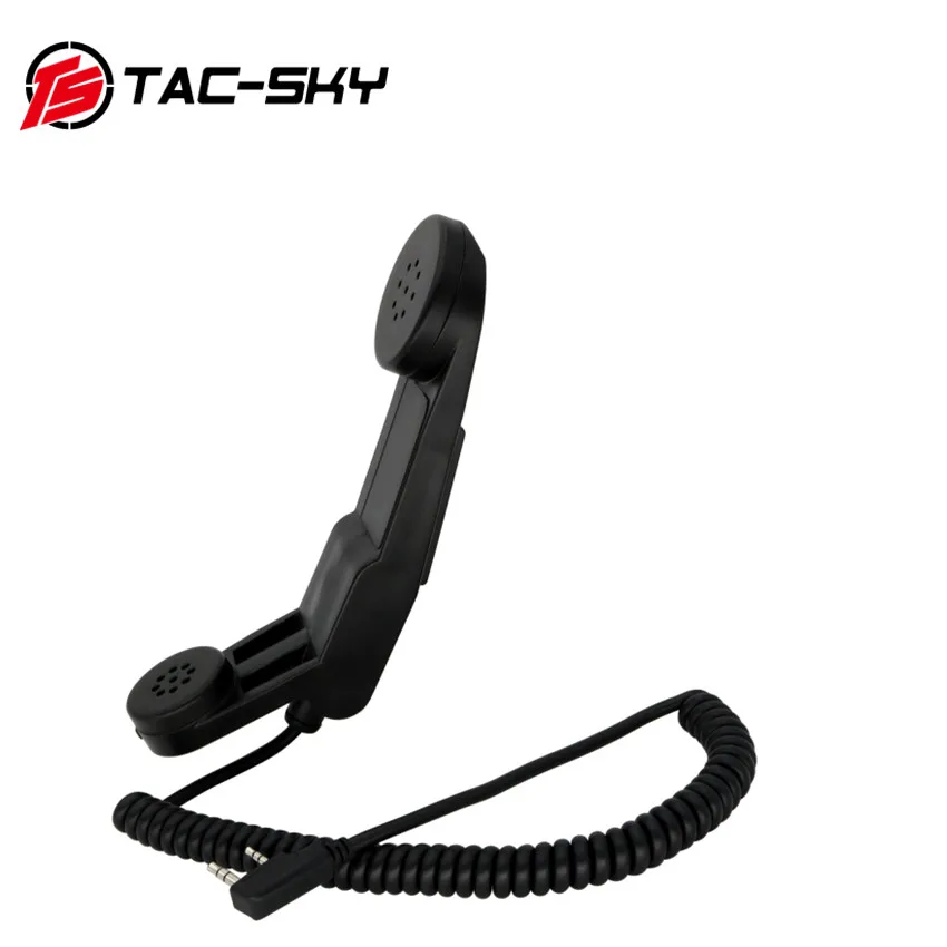 TAC-SKY PTT H250 PTT Walkie-Talkie Ptt 2-Pin K-Plug Hand-Held Speaker Microphone Microphone Can Also Be Worn. new arrival replacement 4 wire pin cable for hand held cm4 cb radio speaker microphone for cobra cb radio walkie talkie