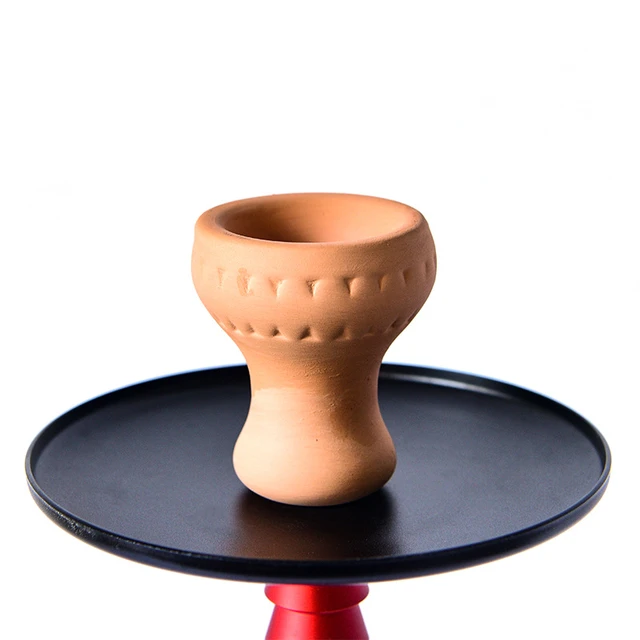 DEJAYA Red Clay Ceramic Hookah Bowl Shisha Pipe Nargile Chicha Narguile  Accessories - AliExpress