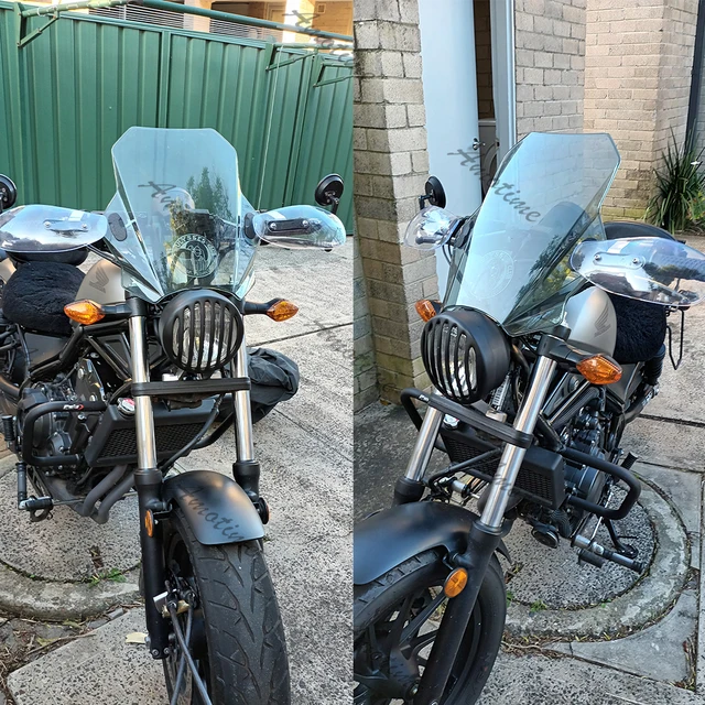 Honda CMX500 Rebel review (2017) | UK road test 反逆者 のため CMX 500 300 オートバイ 風よけ 反乱用 CMX 300 500 1100 CMX1100用 CMX500用 CMX300 2017-2021オー