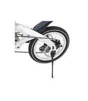 Vélo pliable, roue 16" x 2,12 Cm, transmission à 7 vitesses, vitesse réglable et variable 4