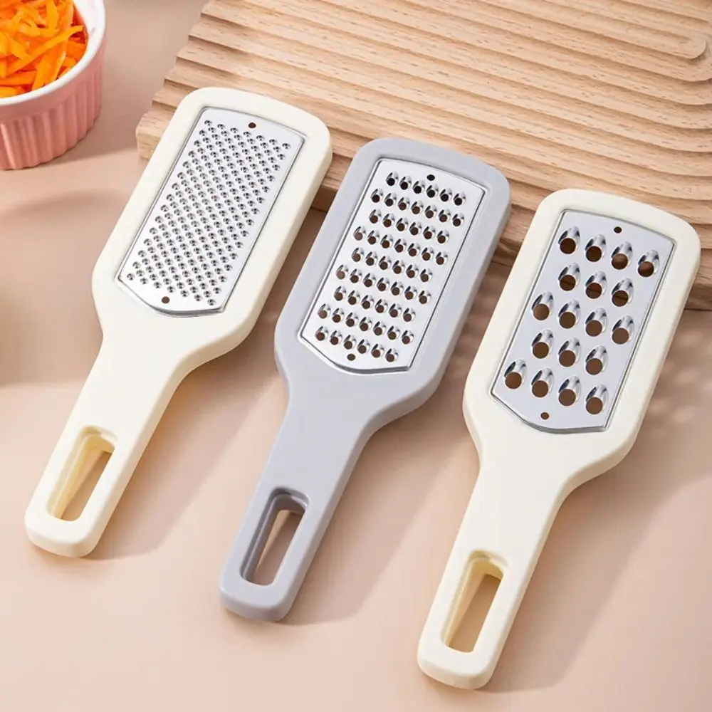 

3 in1 Cheese Grater Portable Handheld Stainless Steel Fruit Slicer Kitchen Tools Efficient Food Graters Home