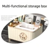 Home Desktop Tissue Box Multifunction Napkin Storage Boxes Living Room Remote Control Organizer Luxury Coffee Table Paper Holder 3