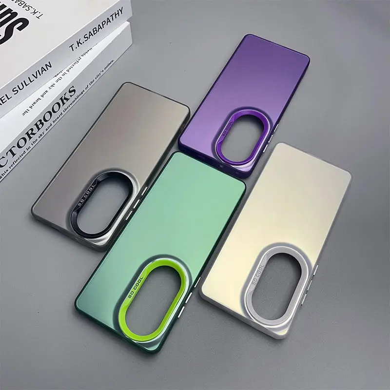 Matte Laser Colorful Shockproof Bumper Armor Phone Case