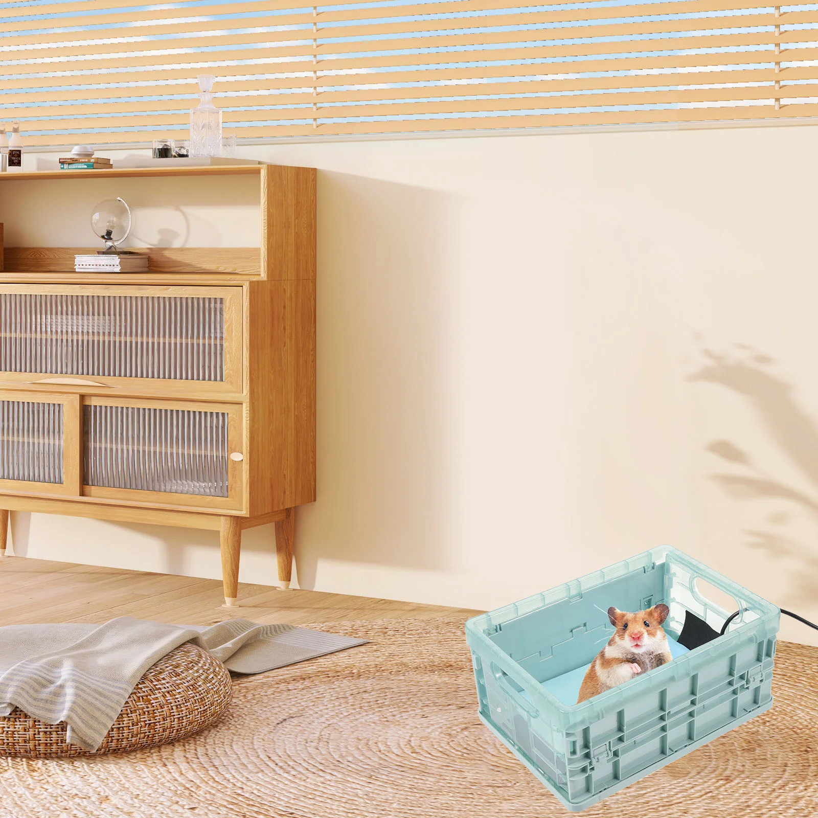 Mini Plastic Birds Brooder Box Small Chicks Parrot Breeding Supplies Incubator Heating Pad Foldable Washable Safe Materials