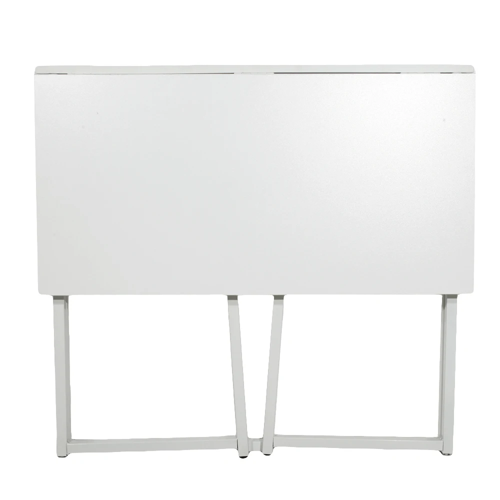Simple Collapsible Computer Desk White 3