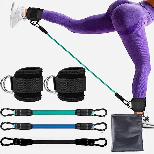 Ankle Strap Resistance Bands Hip Leg Strength Pull Rope Fitness Elastic Training Home Yoga Pilate Crossfit Workout Gym Equipment Ankle Strap Resistance Bands Hip Leg Strength Pull Rope Fitness Elastic Training Home Yoga Pilate Crossfit Workout Gym Equipment
