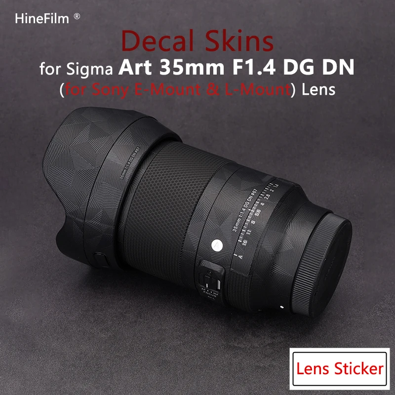 Sigma 35 F1.4 Dg Dn Lens Decal Skin Per Sigma Art 35Mm F1.4 Dg Dn Lens Per Sony E Mount Premium Decal Skin Protector Sticker