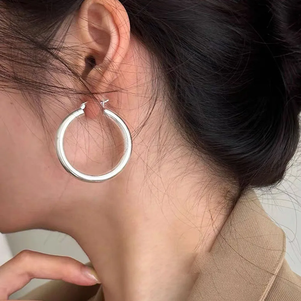 Pendientes plata 925 de botón - Alta Calidad - Envío Rápido