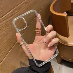 Bling 3D Rhinestone Phone Case with Premium Design - S22Ultra (Clear)