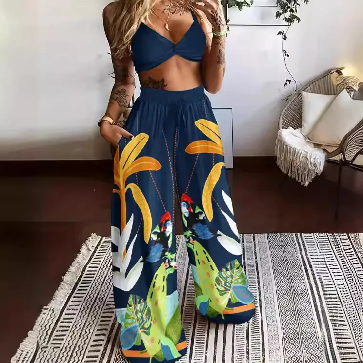 Indiebeautie Printed Tank Top & Pants Set