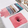 Thickened Velvet SPA Towel With Hole 35x35cm Beauty SPA Massage Table Planking Face Towel Salon Bedside Hole Towel Bed Bandana 1