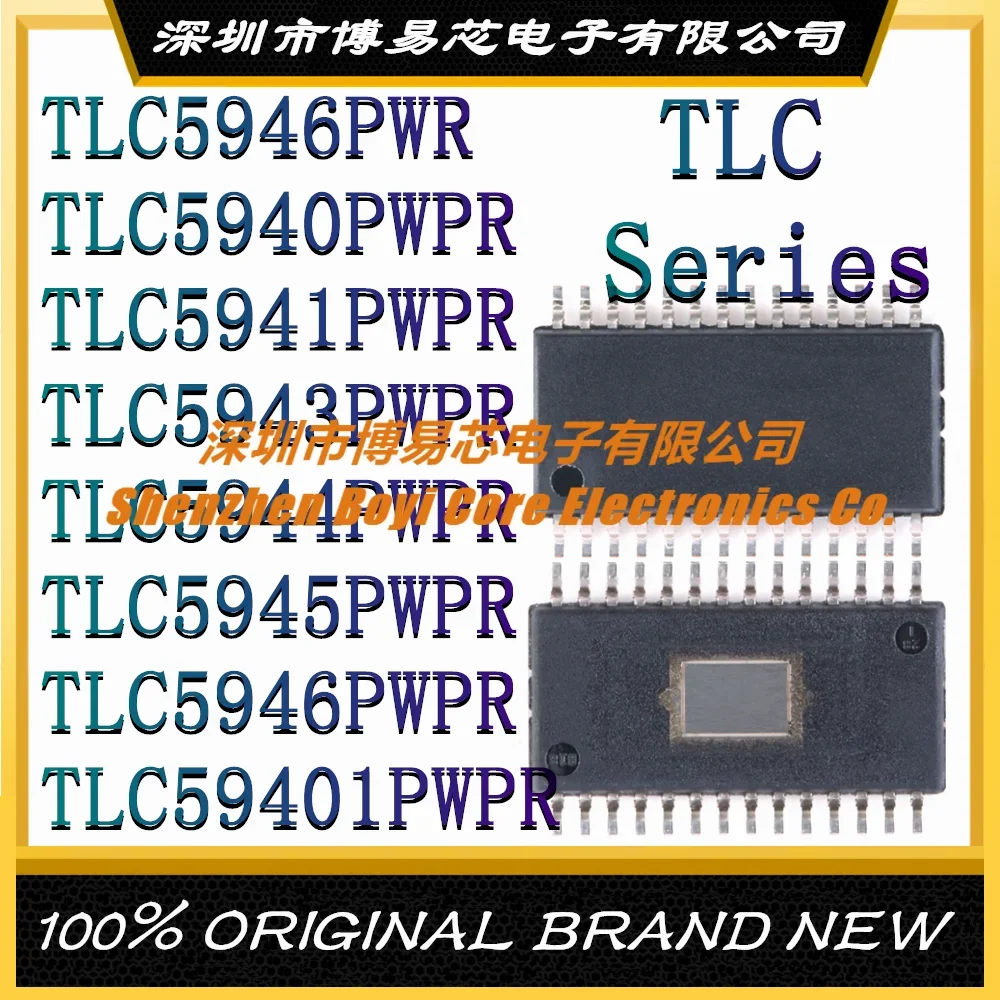 TLC5946PWR TLC5940PWPR TLC5941PWPR TLC5943PWPR TLC5944PWPR TLC5945PWPR TLC5946PWPR TLC59401PWPR New original LED driver HSSOP-28 1pcs new original package tssop28 slb9635tt12 tlv320aic23bpw package htssop28 tlc5941pwpr