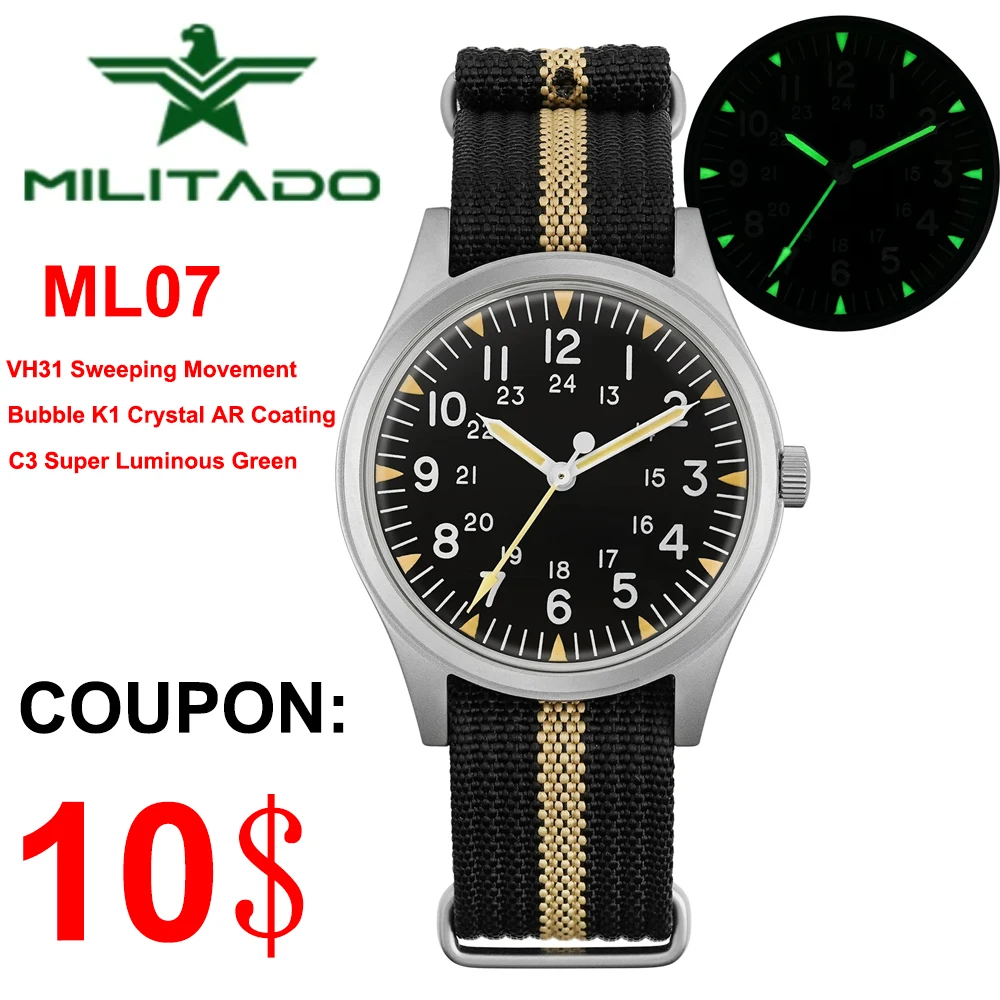 

Часы мужские кварцевые с пузырьковым покрытием, 36 мм, 100 м