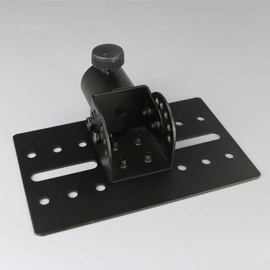 Heavy Duty Speaker Stand Adapter Top 7-Angle Metal Mount Tripod Adjustable Speaker Stand Adapter Bracket for 3.5cm Support Pole