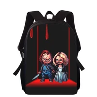 Charles Lee Ray Chucky 16" 3D Print Kids Backpack Primary School Bags for Boys Girls Back Pack Students School Book Bags 1