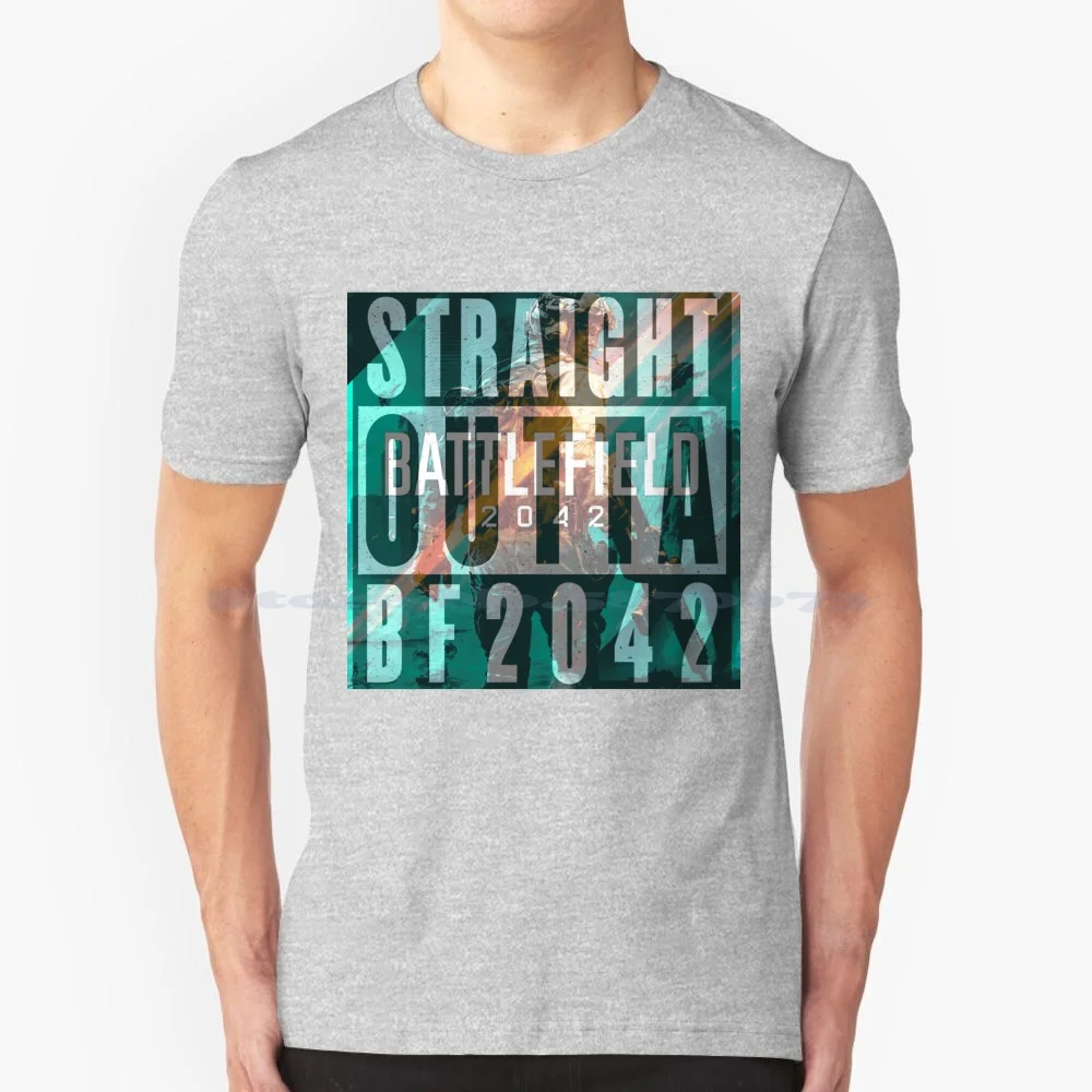 Bf2042 Battlefield 2042 Maglietta Essenziale 100% Cotone Tee Bf2042 Battlefield 2042 Essential