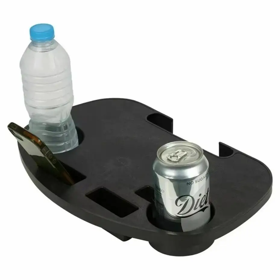 Clip della sedia da salotto Tavola laterale Tavola vassoio bevande Clip facile da trasportare Adatto per la pesca all'aperto Camping Spiaggia Camping attrezzature - immagine 2