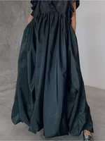 للمرأة طبقات كشكش حافة رداء, فستان أنيق, موضة, رقبة مسطحة, شرابة, غير رسمي, حفلة, زفاف 1