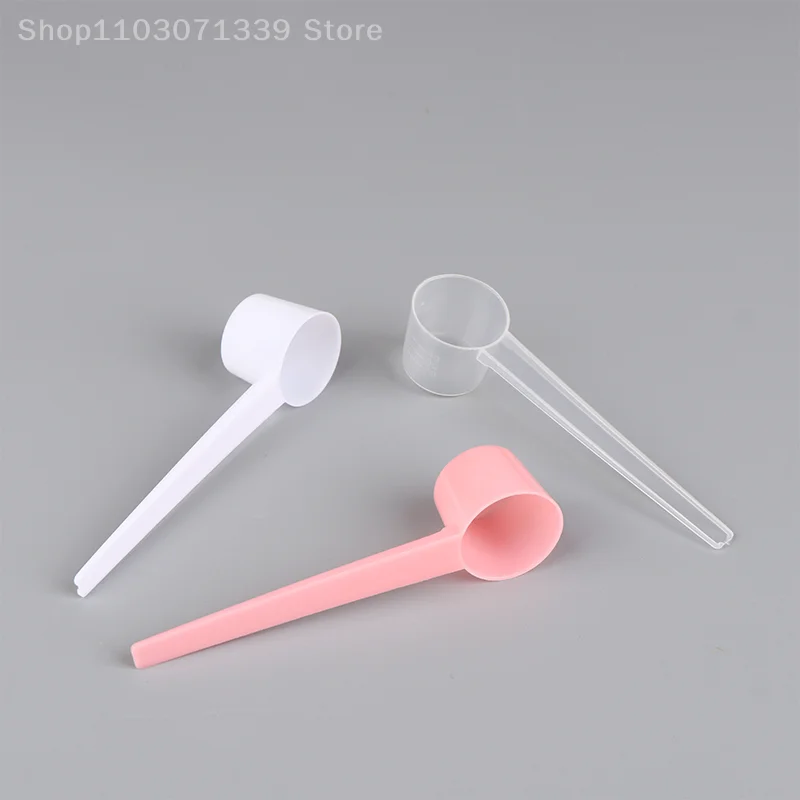 

10pcs 5g Измерение ложек кофе белок молоко молоко для порошковой ложки домашние кухонные гаджеты Diy пластиковая измерительная ложка