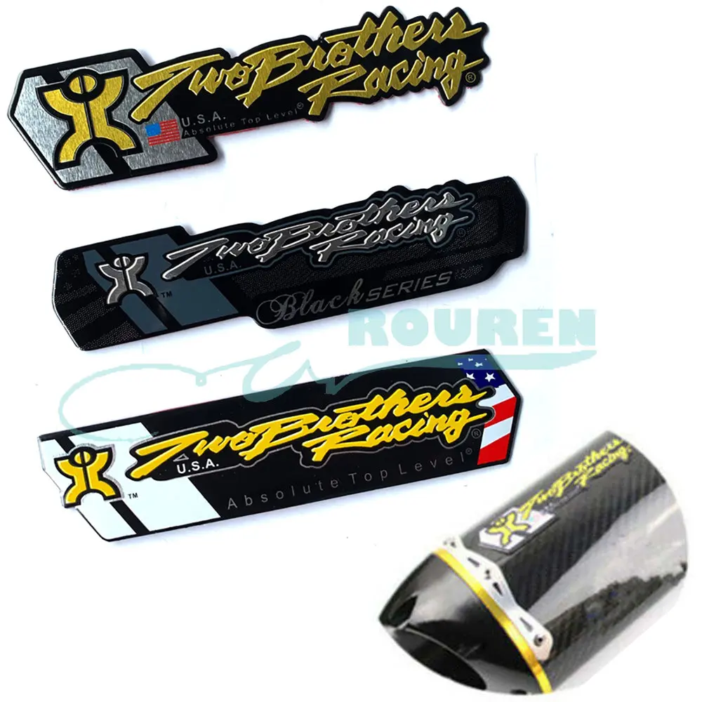 Motorcycle Exhaust Pipe Decal Stickers 3D Heat Resistant Muffler CF Moto for Honda Yamaha Racing Logo Waterproof Cafe Racer Part автокресло бустер rant lb781 racer racing line группа 2 3 15 36 кг