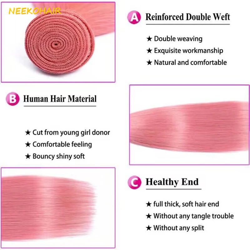 Brazilian Human Hair Bundles With 4x4 Closure And 13x4 Frontal