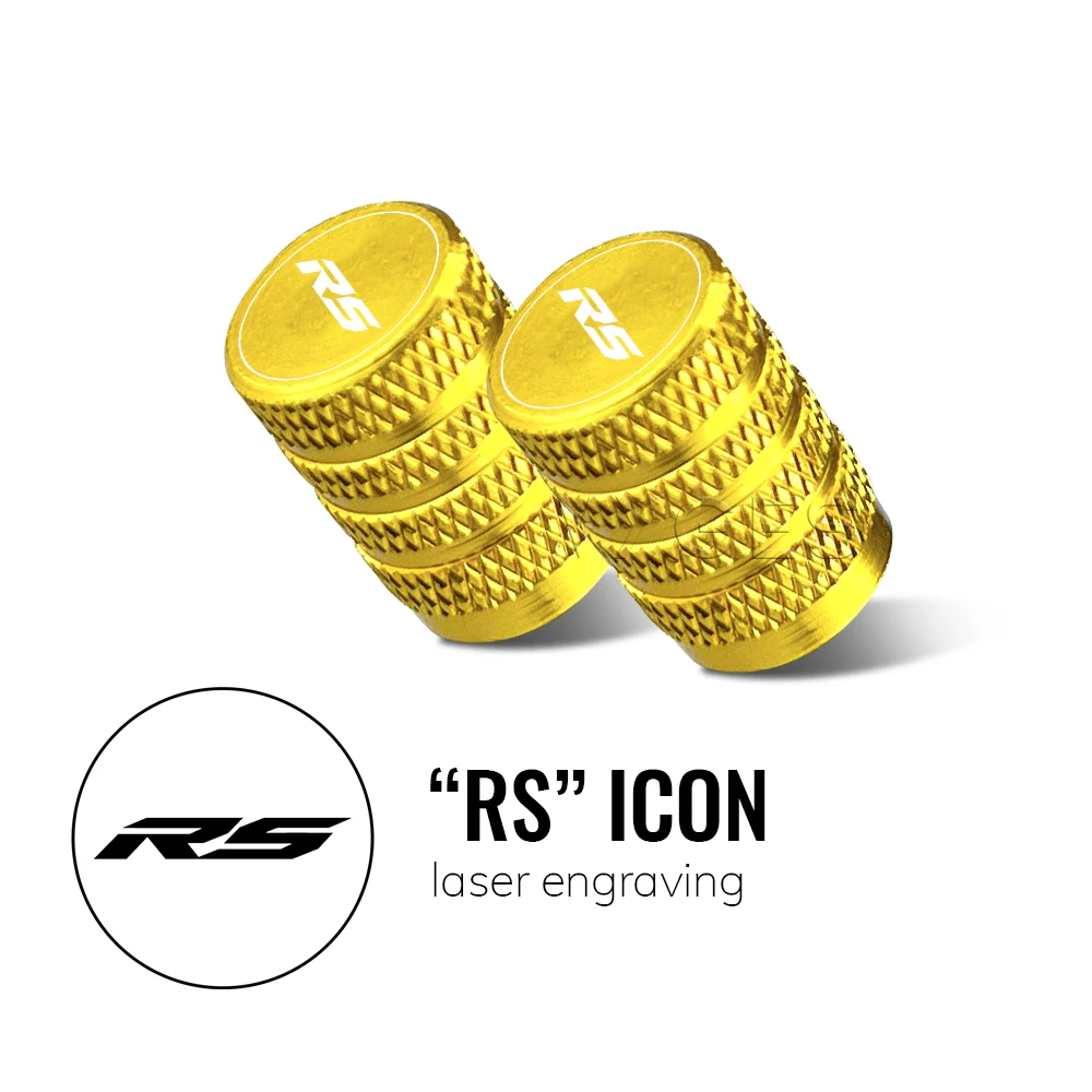 Premium Motorcycle Tire Valve Cap Set - Durable and Stylish Design